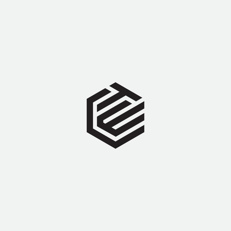 CTE OW CTW HEXAGONAL LOGO vector