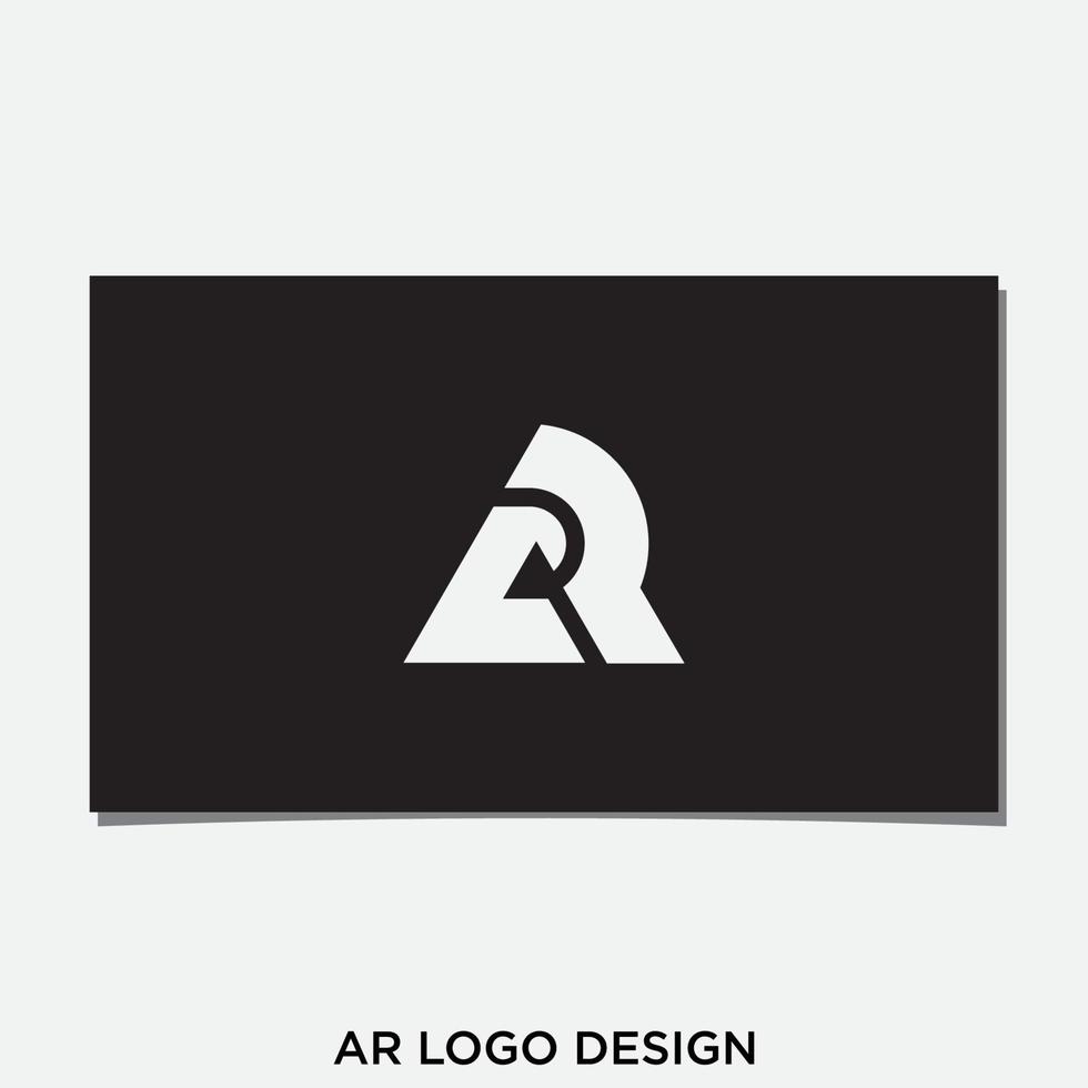 vector de diseño de logotipo ar o ra