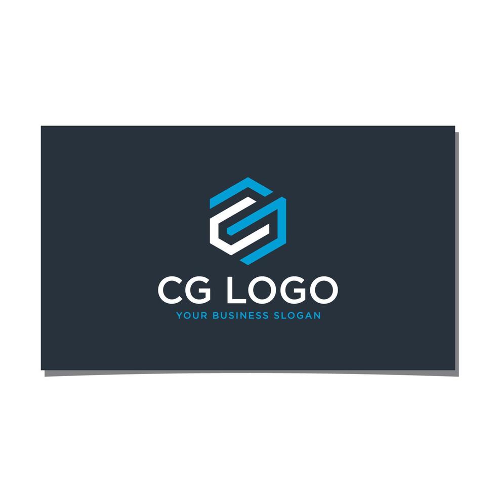 CG OR GC LOGO DESIGN VECTOR