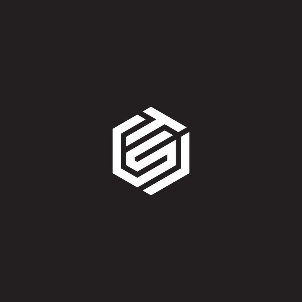 CTSJ OR CSTJ LOGO DESIGN VECTOR