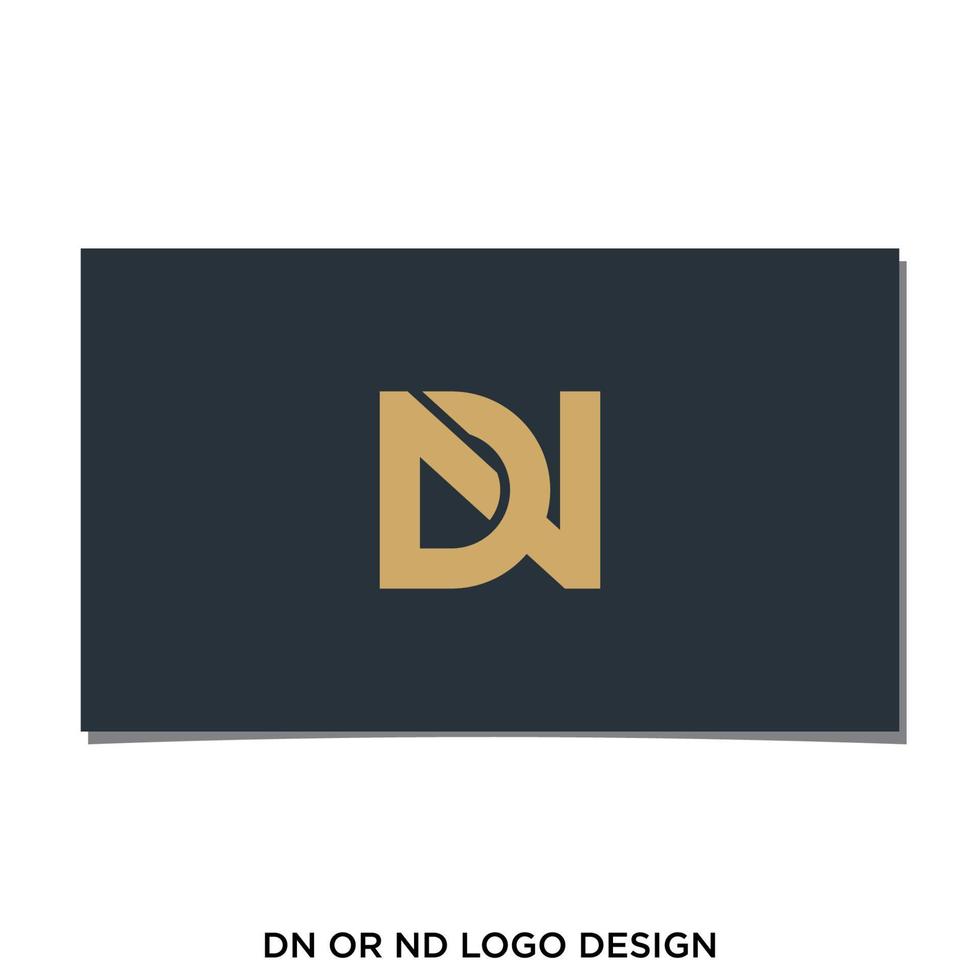 DN OR ND LOGO DESIGN VECTOR