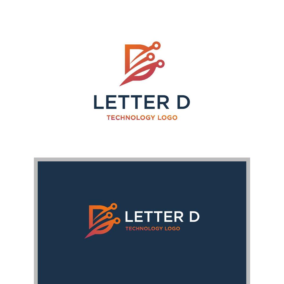 DE TECHNOLOGY LOGO DESIGN VECTOR