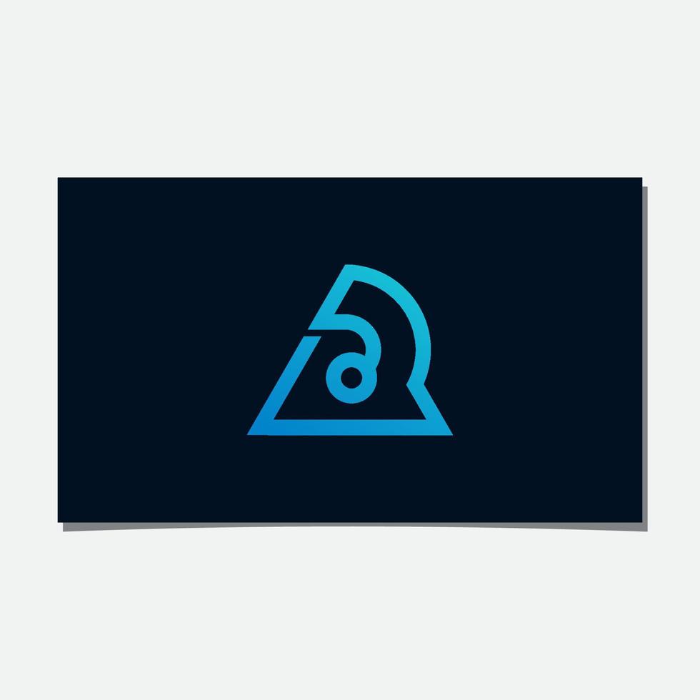 RA OR AR TECHNOLOGY LOGO DESIGN vector