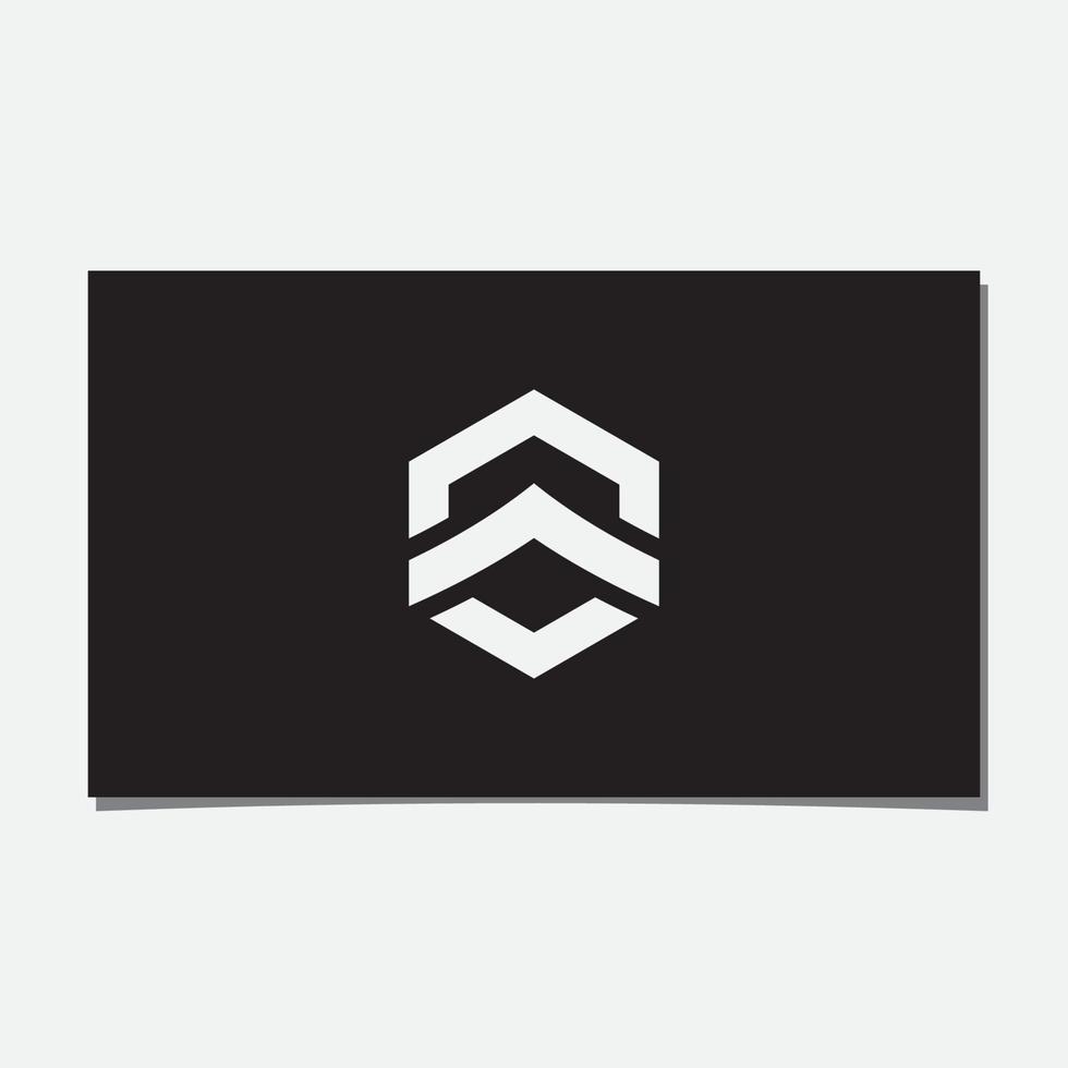 ROOF LINE WITH HEXAGON FRAME vector
