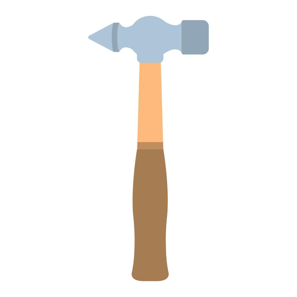 martillo icono vector ilustración herramienta aislado construcción industria trabajo