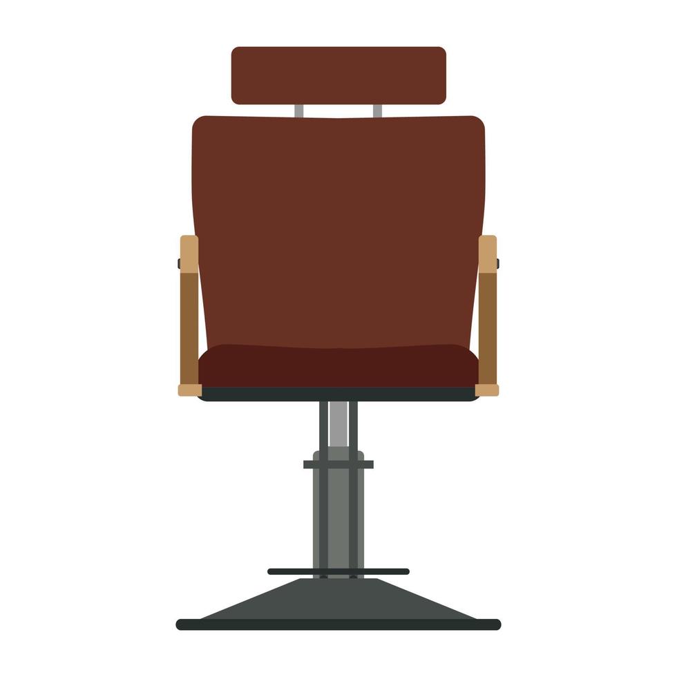 silla de peluquero vector tienda barbería salón pelo peluquero ilustración. icono de estilo de diseño de corte de pelo vintage.
