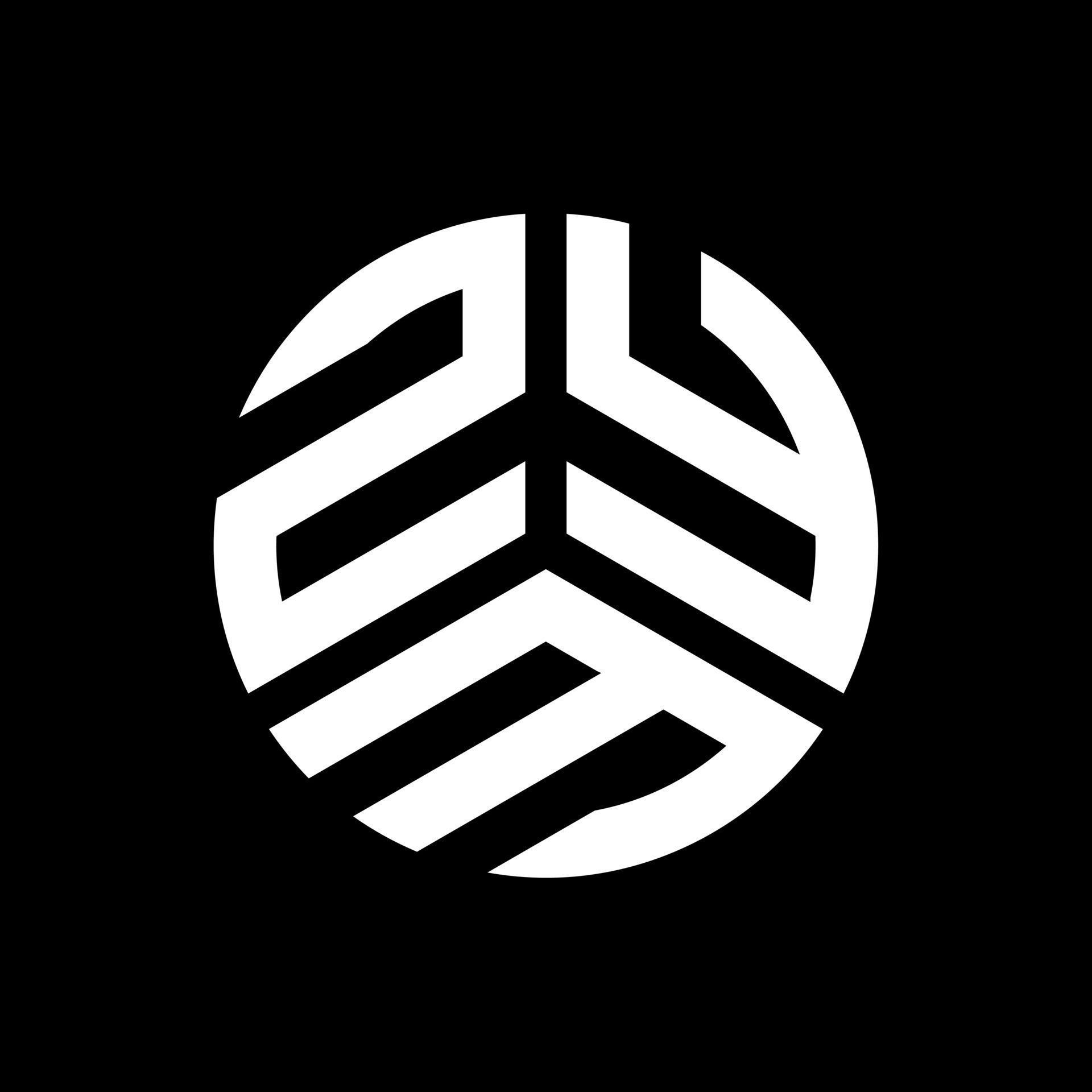 diseño de logotipo de letra zym sobre fondo negro. concepto de logotipo de letra de iniciales creativas de zym. diseño de letras zym. vector