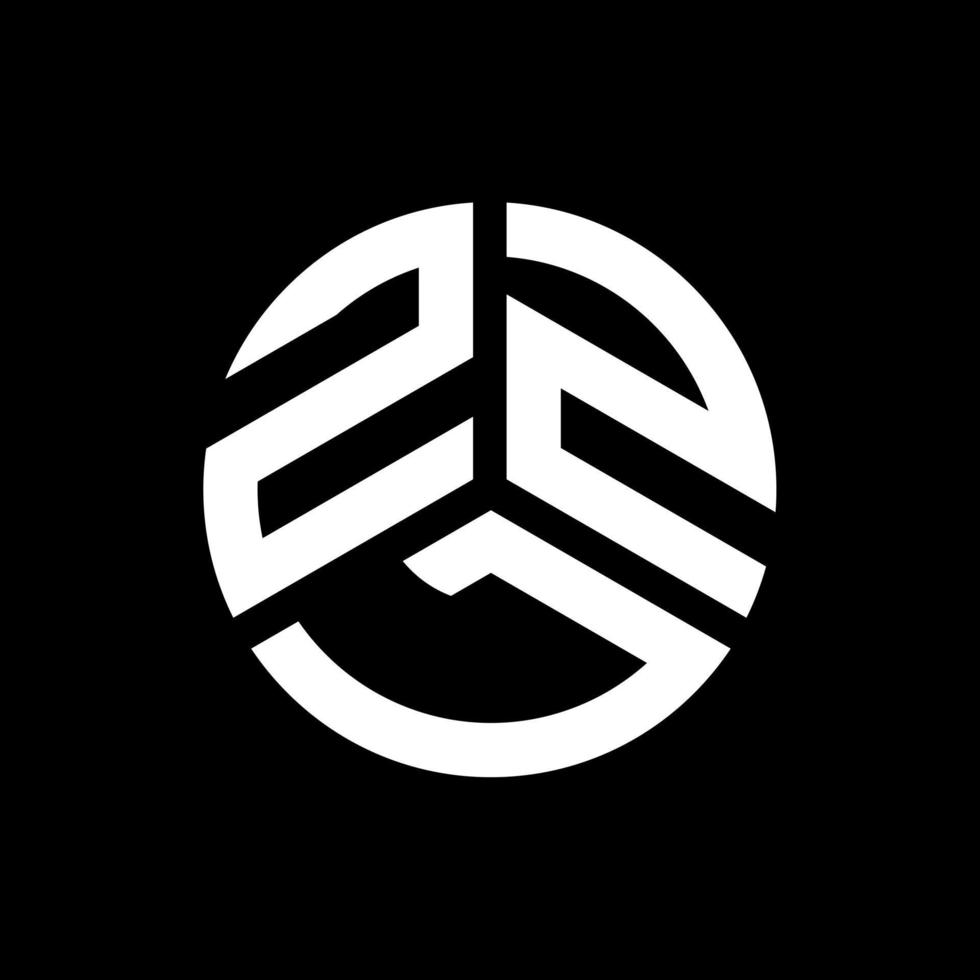 diseño de logotipo de letra zzl sobre fondo negro. concepto de logotipo de letra inicial creativa zzl. diseño de letras zzl. vector