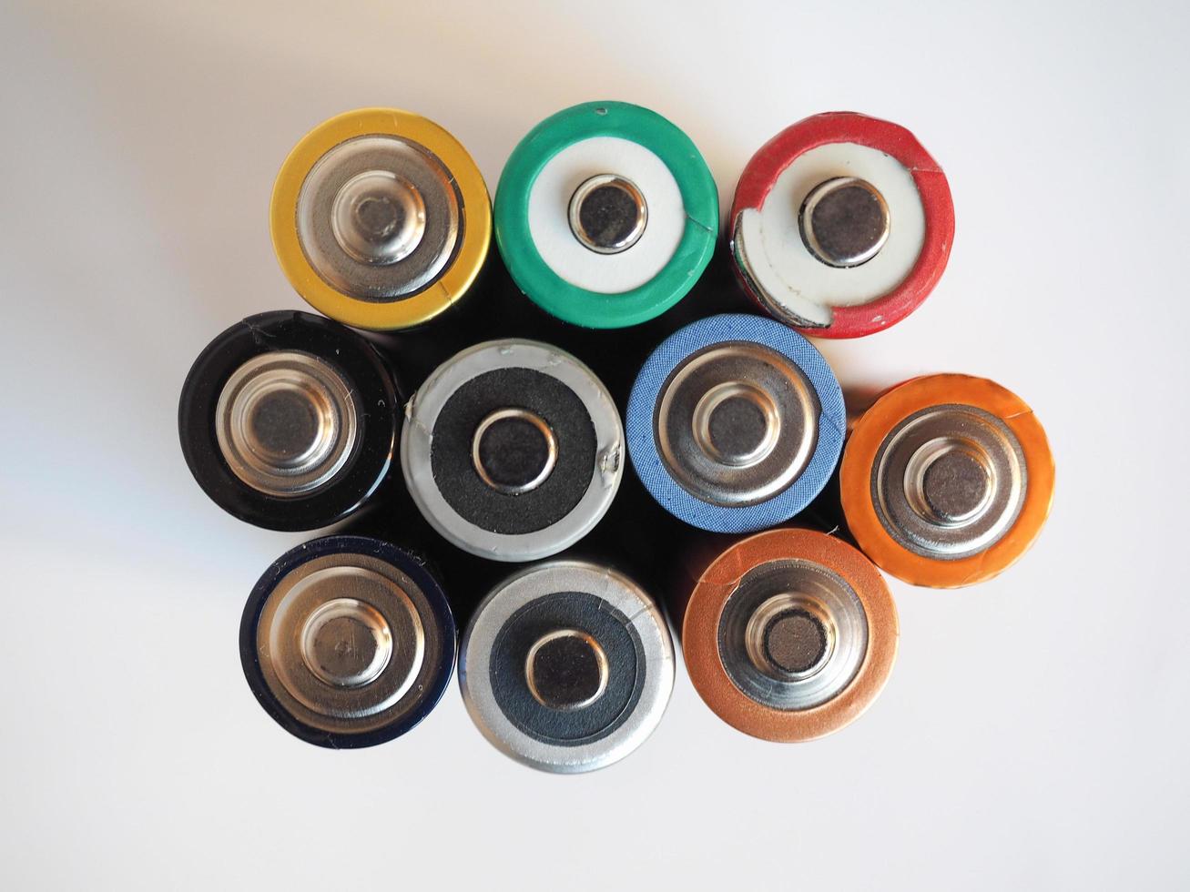 Many AA batteries photo