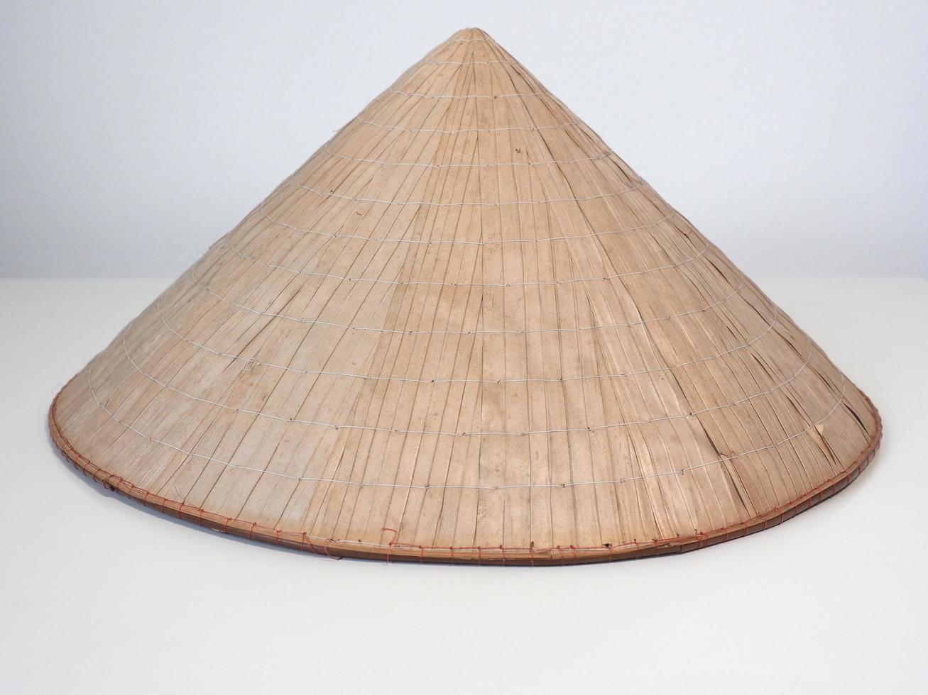Traditional Vietnamese straw hat photo
