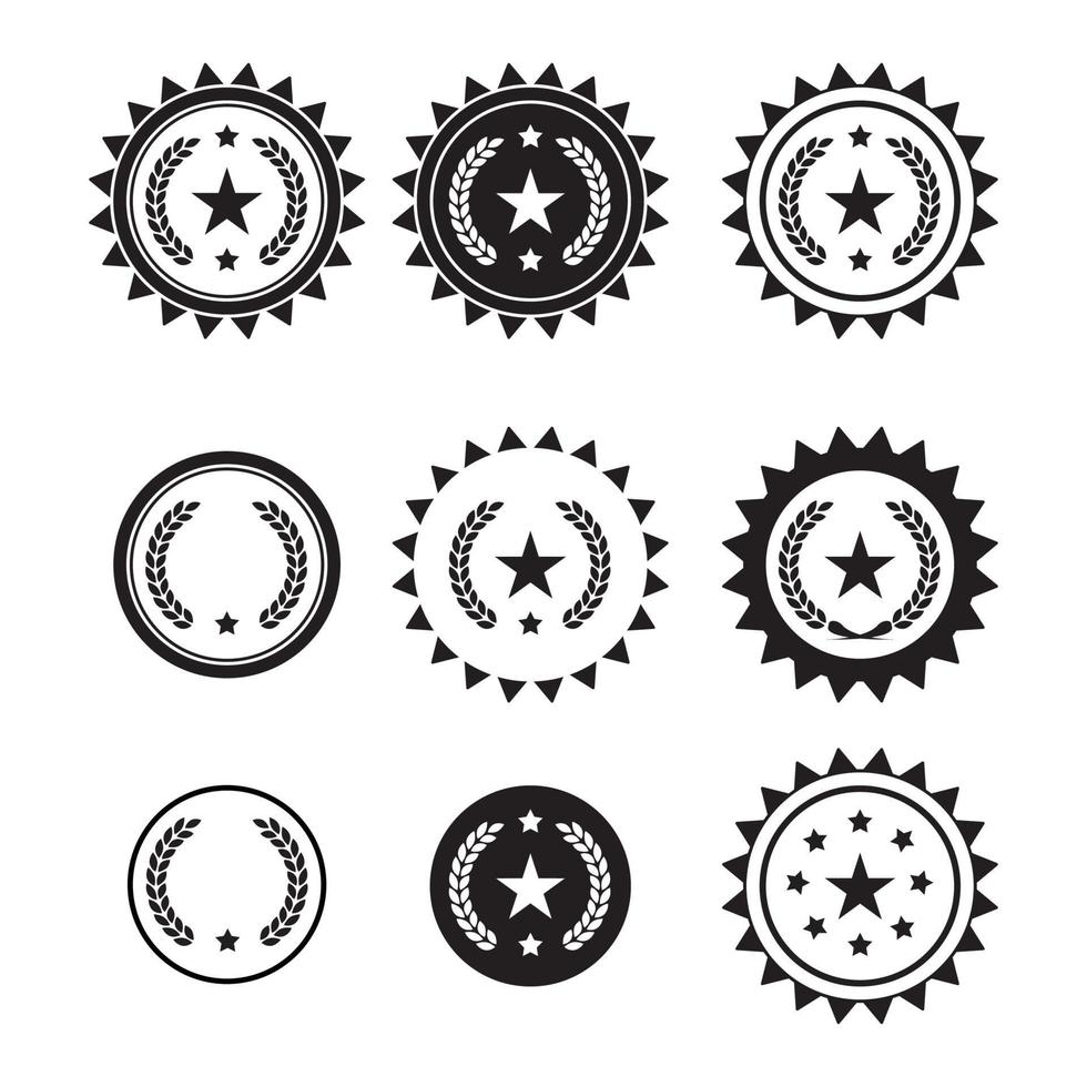 Award icon vector