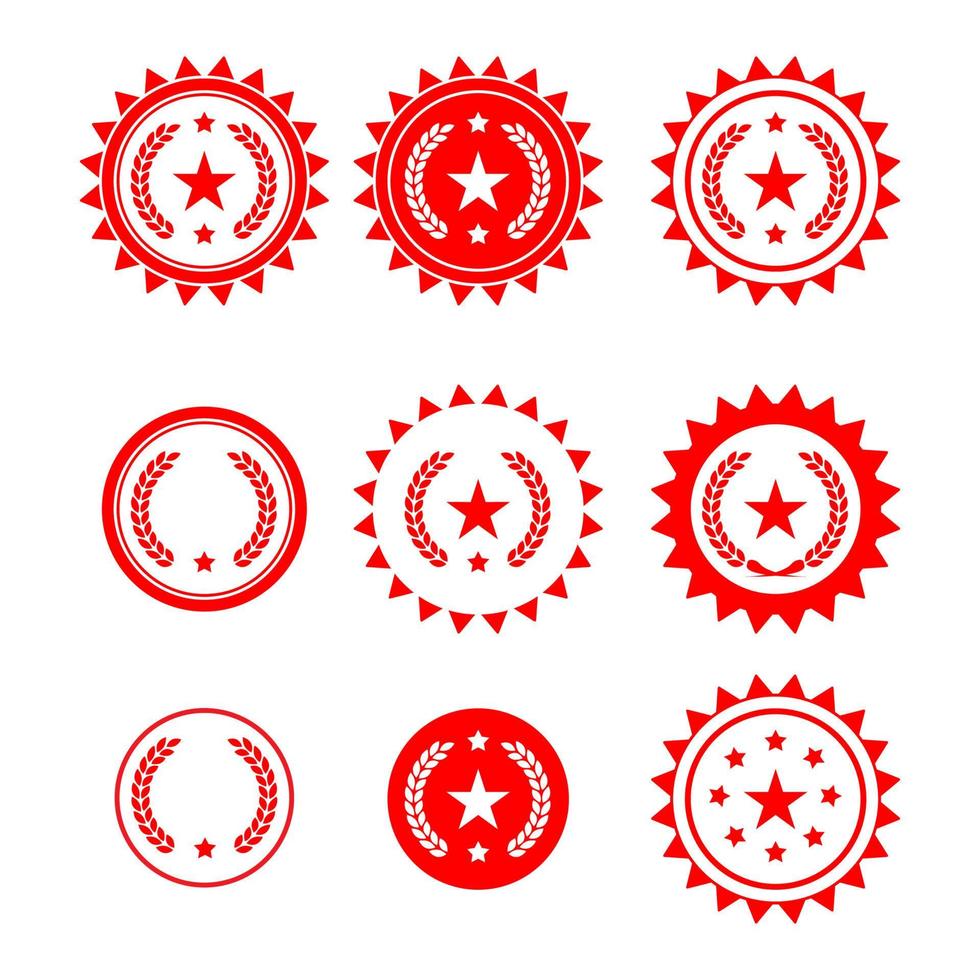 Award icon vector