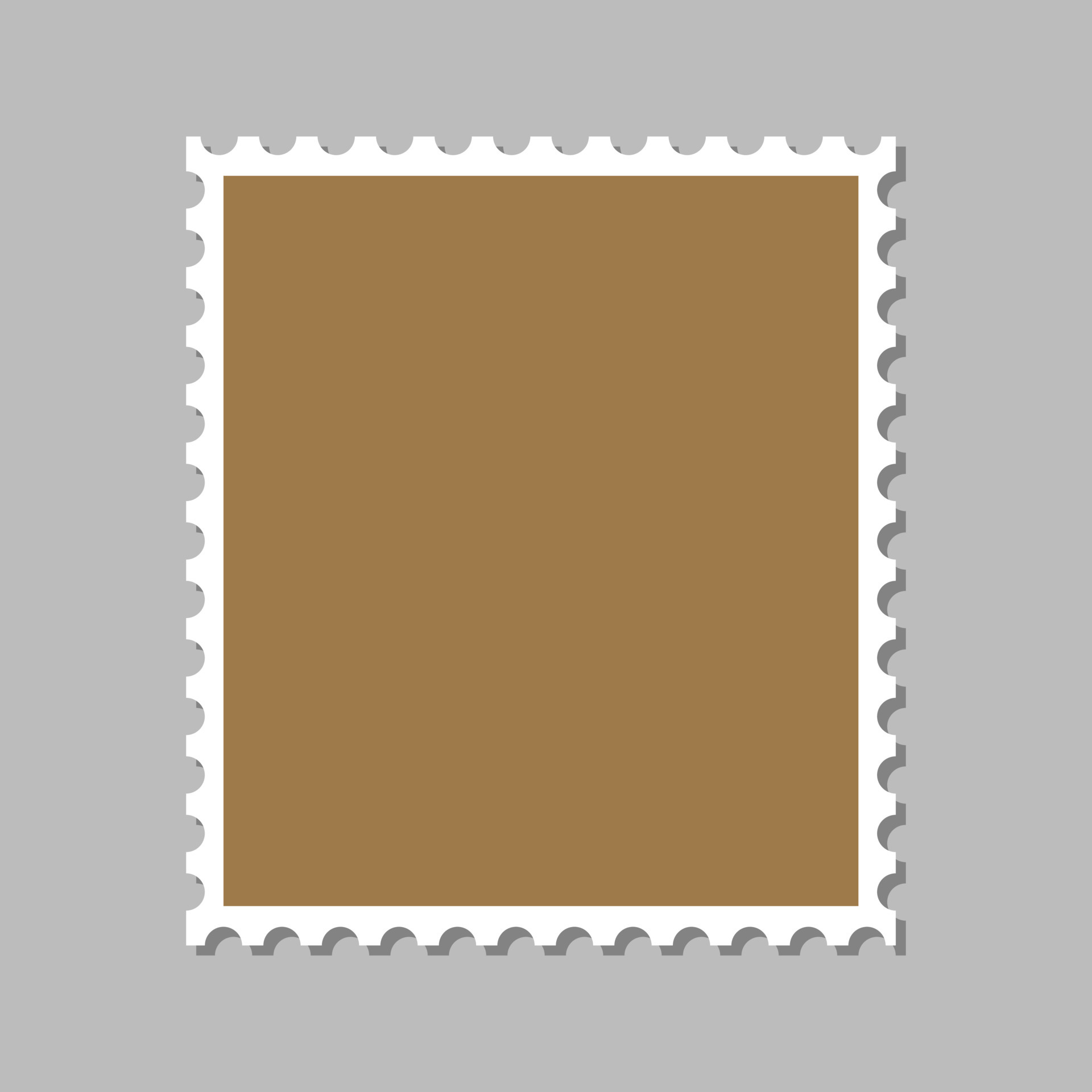 Empty postage stamp vector illustration 7098442 Vector Art at Vecteezy