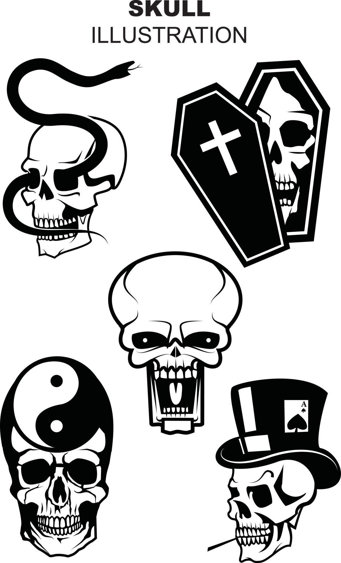 Skull Illustration Design 7098984 Vector Art At Vecteezy Skull Illustration Design 7098984 Vector Art At Vecteezy