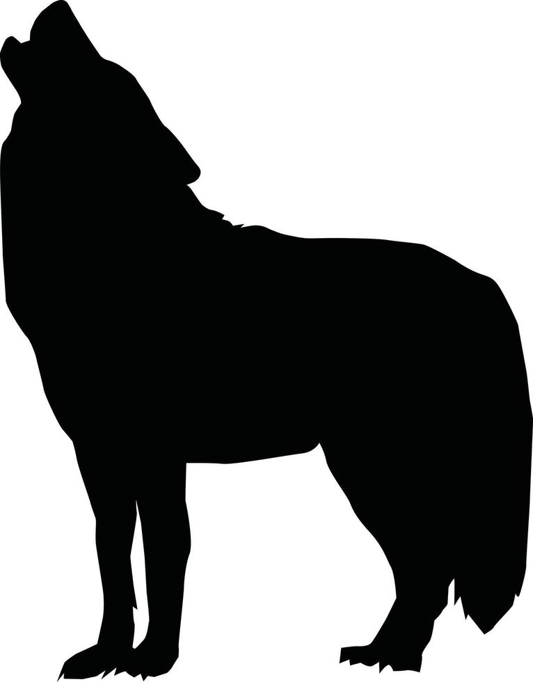the shadow of a barking dog vector