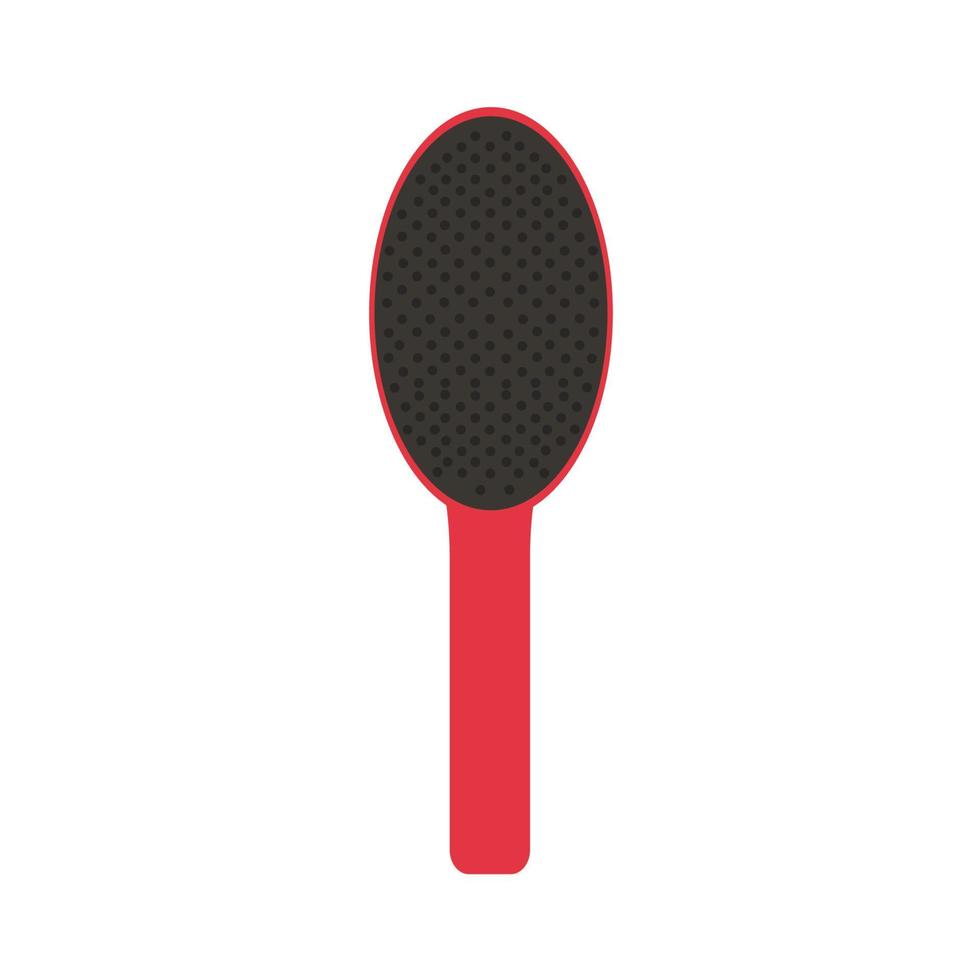 Hair brush vector icon comb illustration isolated salon. Beauty hairbrush care fashion style female equipment tool