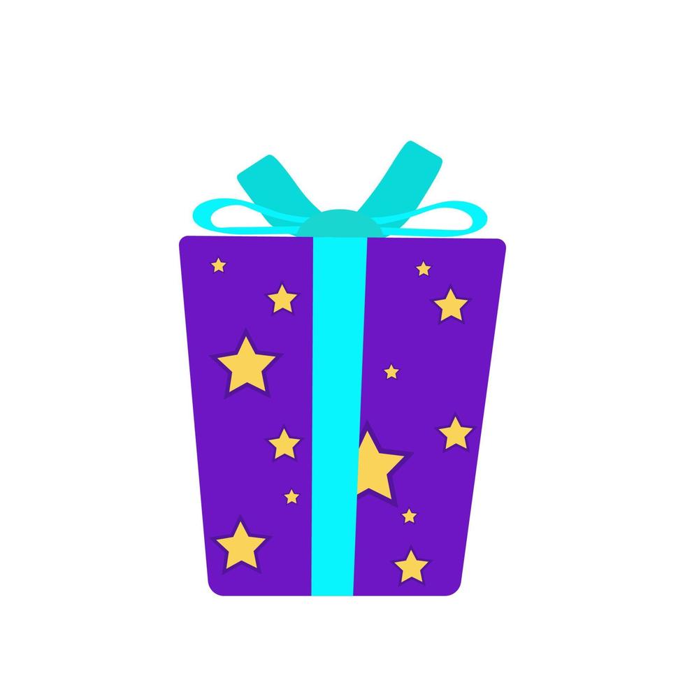 regalo caja vector presente navidad cinta ilustración sorpresa diseño arco. fondo de celebración de icono de vacaciones