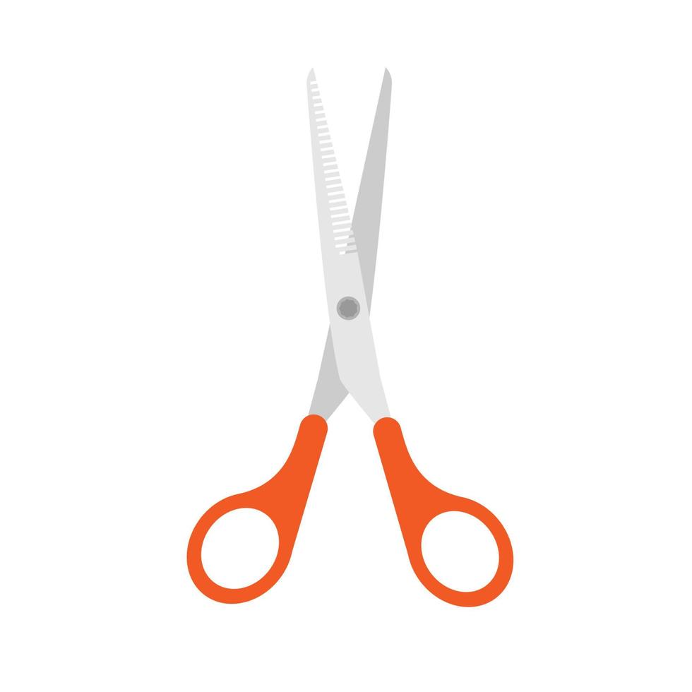 Scissors hair vector salon barber icon haircut logo design illustration. Style isolated cut beauty background hairdresser