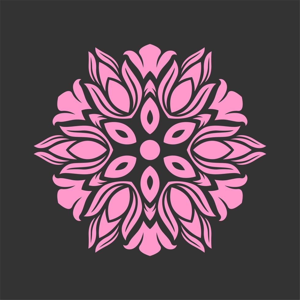 Modern mandala art vector design with a beautiful mix of colours Free Vector