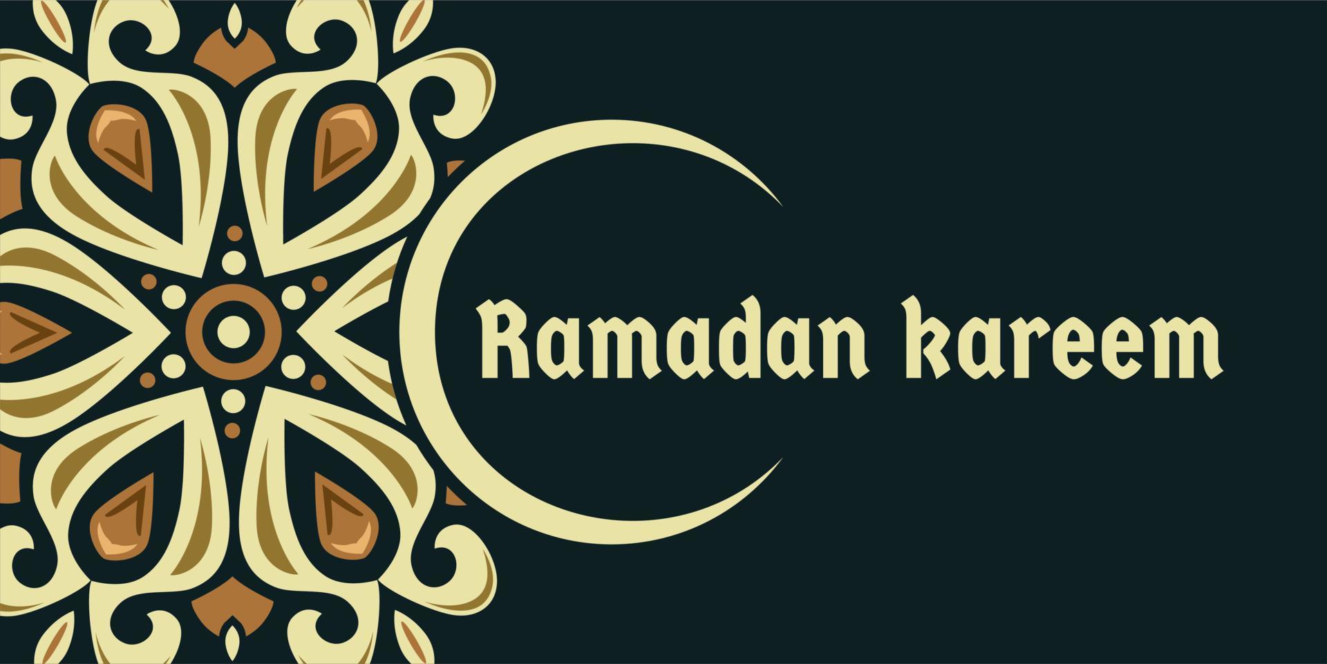 Ramadan Kareem background Free Vector