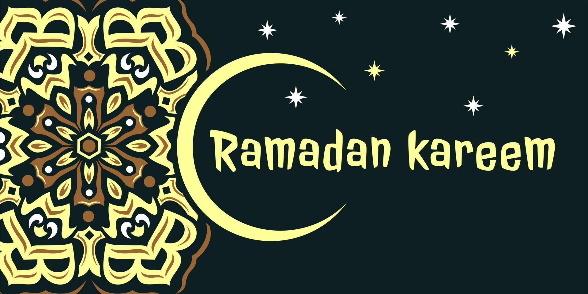 Ramadan Kareem background Free Vector