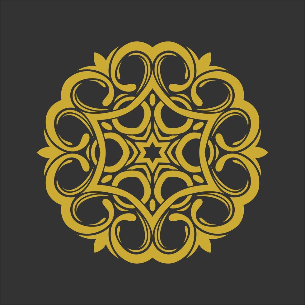 Modern mandala art vector design with a beautiful mix of colours Free Vector