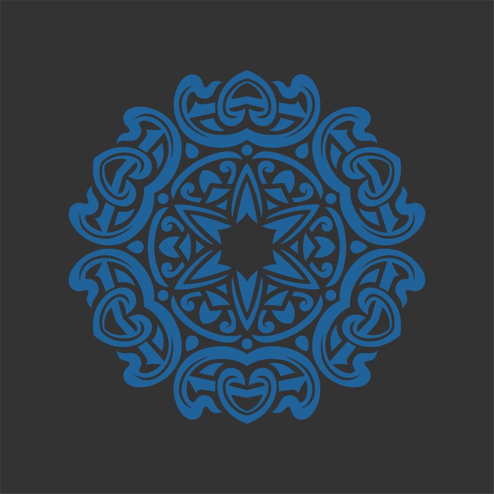 Modern mandala art vector design with a beautiful mix of colours Free Vector