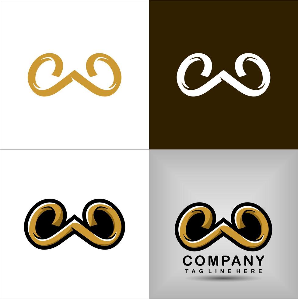 elementos de logotipo premium establecer diseño vector eps formato