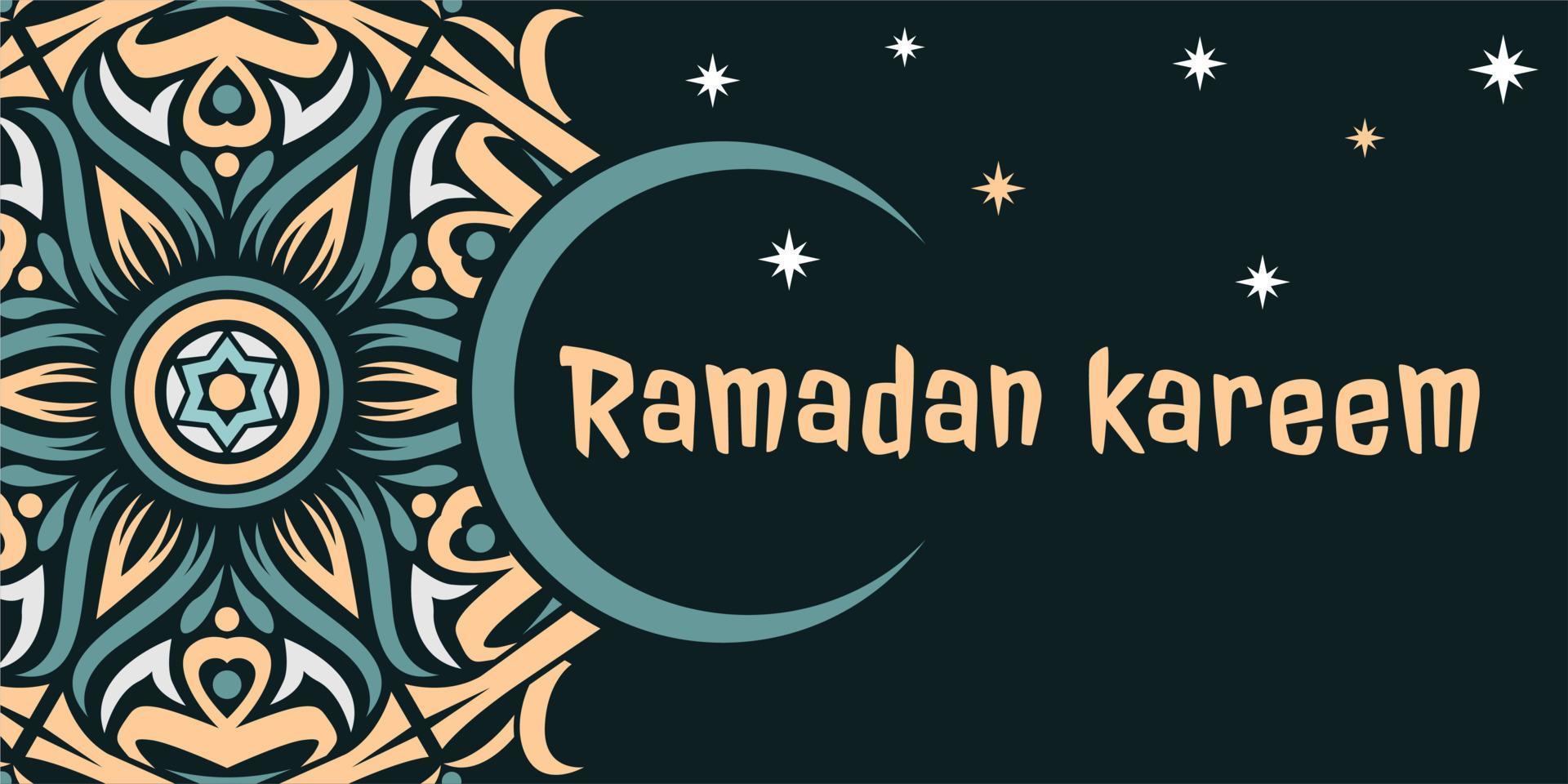 Ramadan Kareem background Free Vector