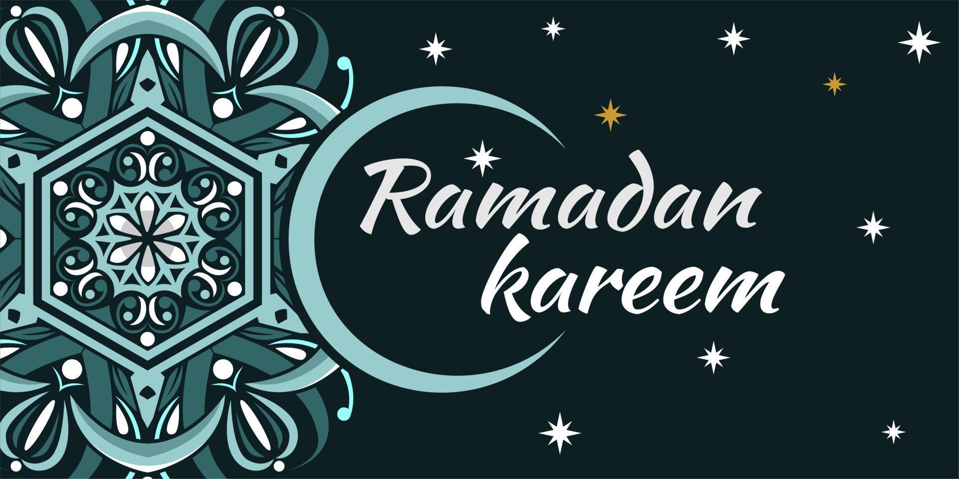 Ramadan Kareem background Free Vector