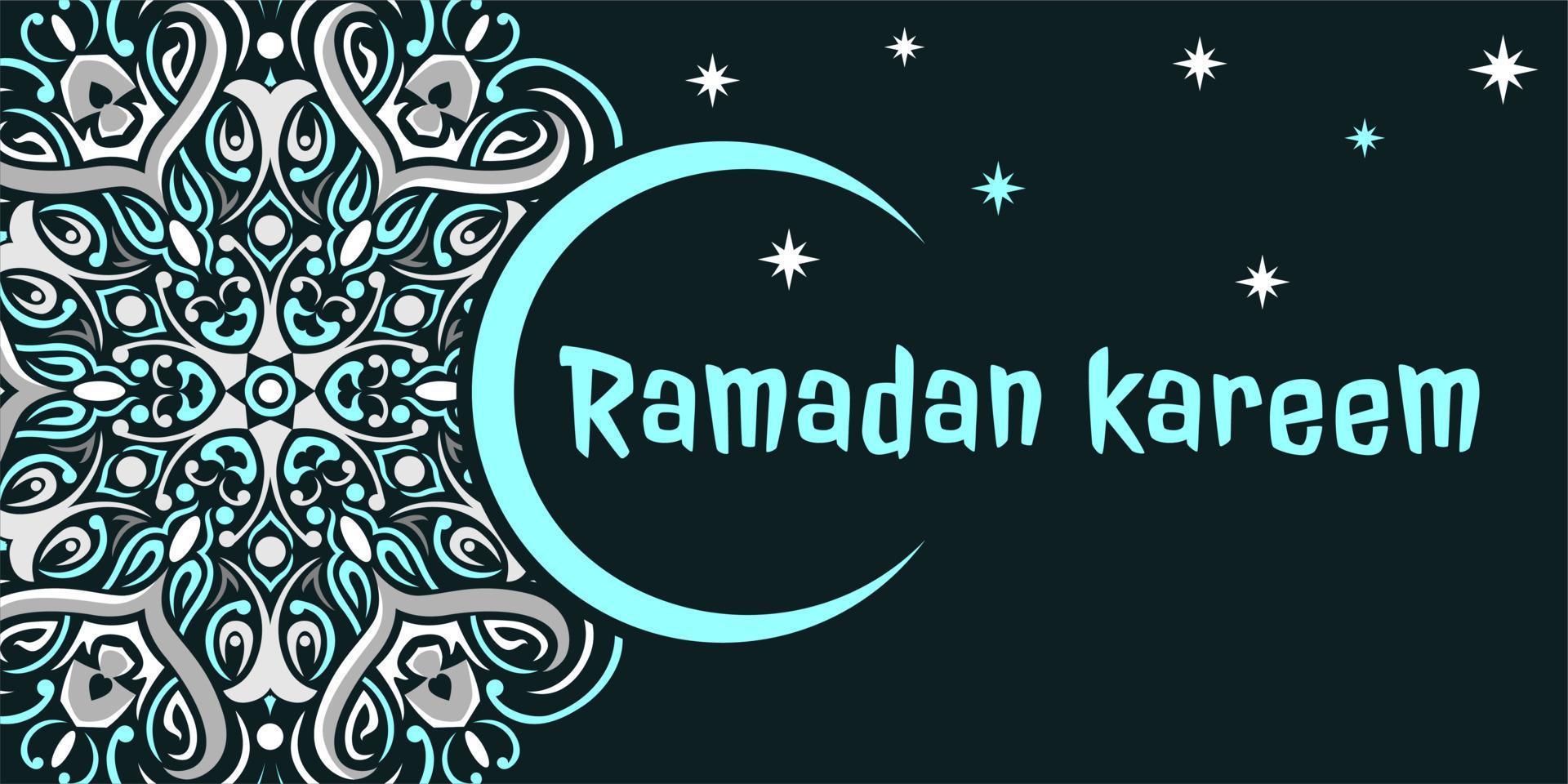 Ramadan Kareem background Free Vector