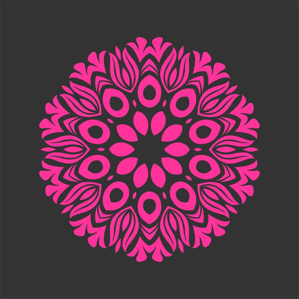 Modern mandala art vector design with a beautiful mix of colours Free Vector