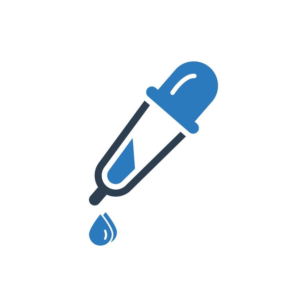 Medicine Dropper Icon vector