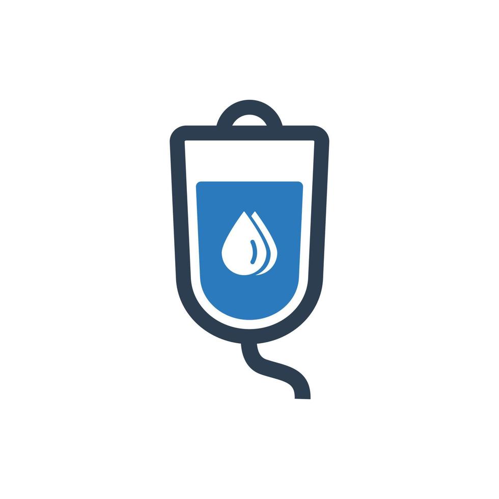 Blood donation icon, blood donation vector