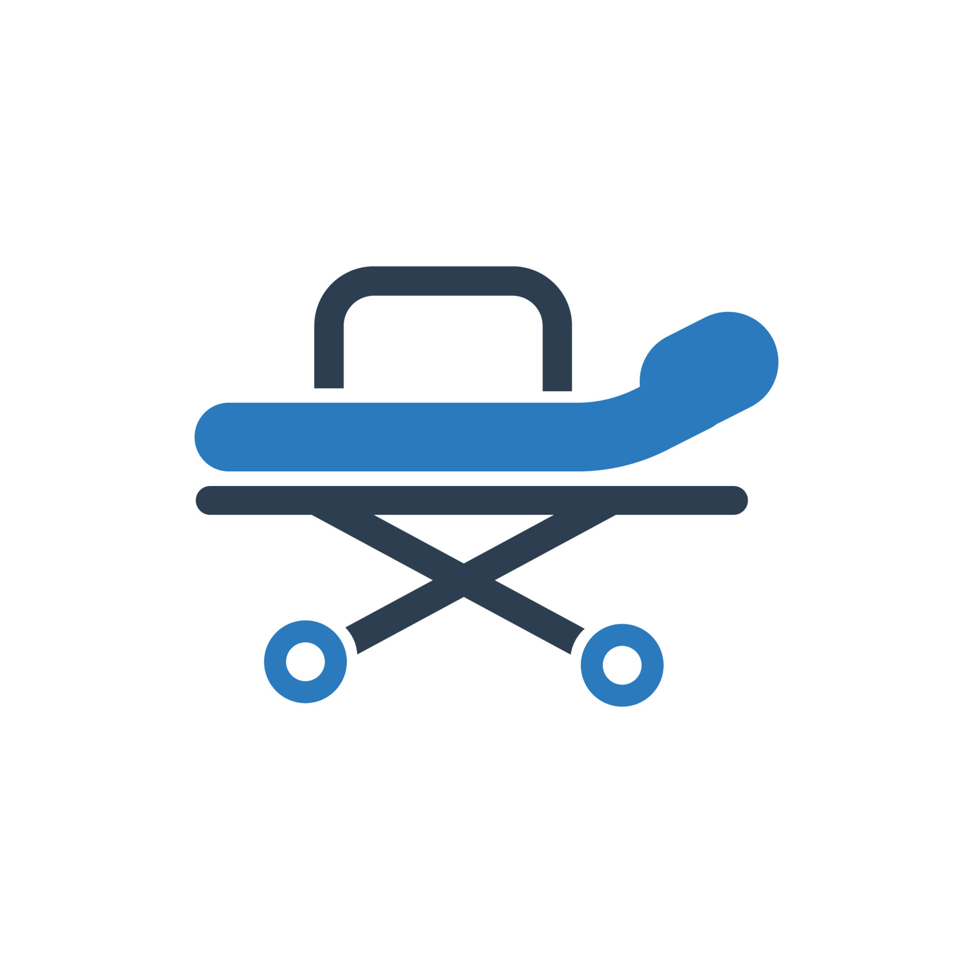 Stretcher Icon, stretcher vector 7100070 Vector Art at Vecteezy