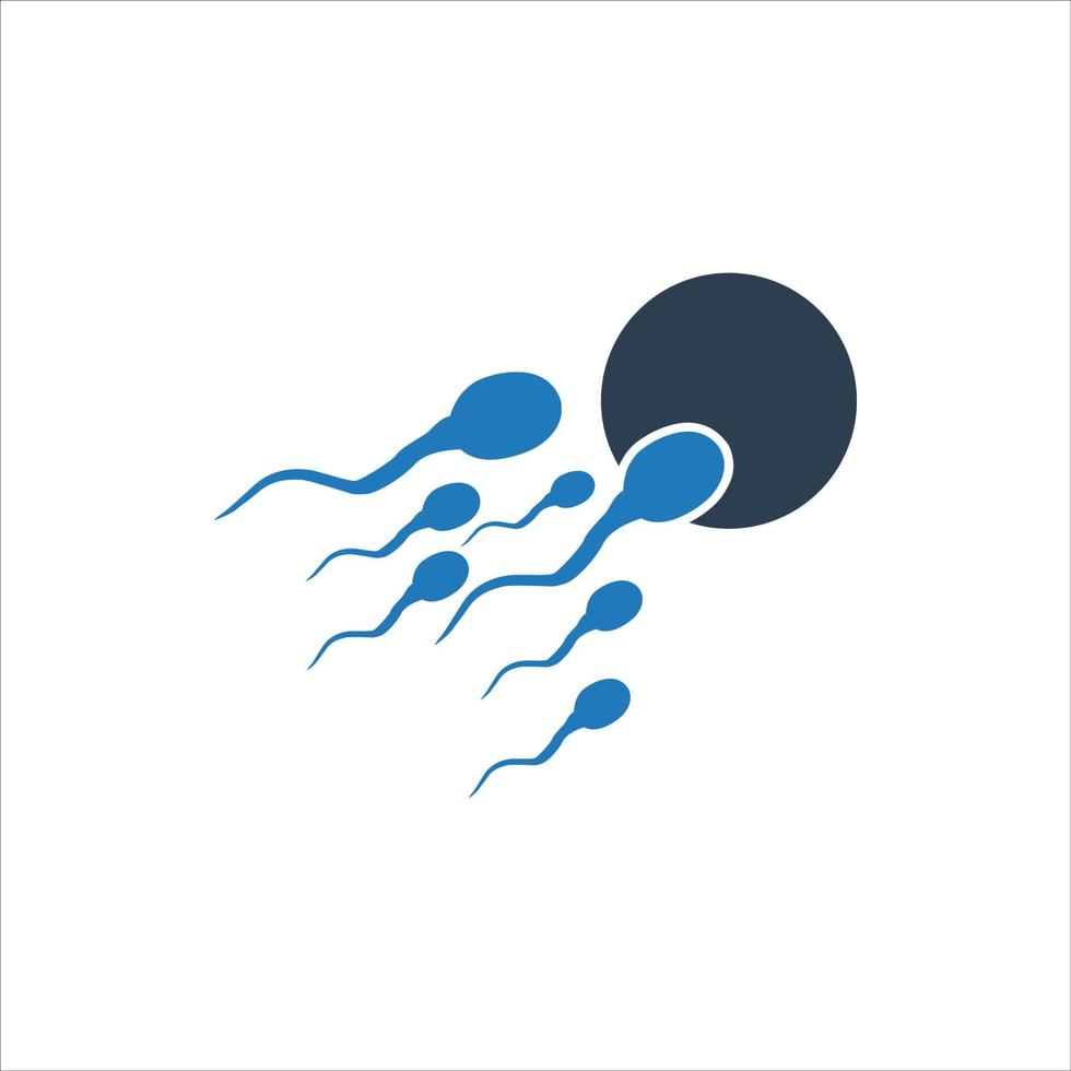 Sperm Egg Icon vector