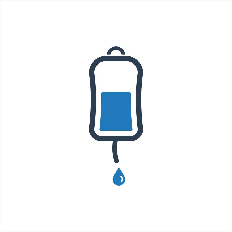 Blood Transfusion Icon vector
