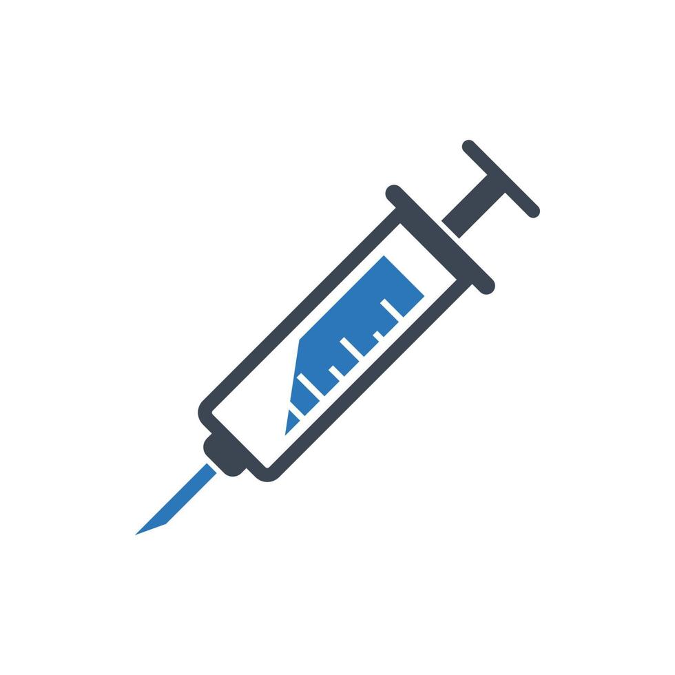 Injection Icon, Syringe Icon, empty syringe icon vector