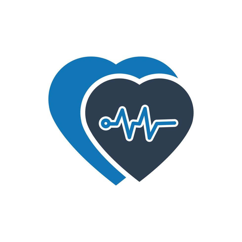 Heart care icon, Charity donation icon, Health Insurance Icon vector