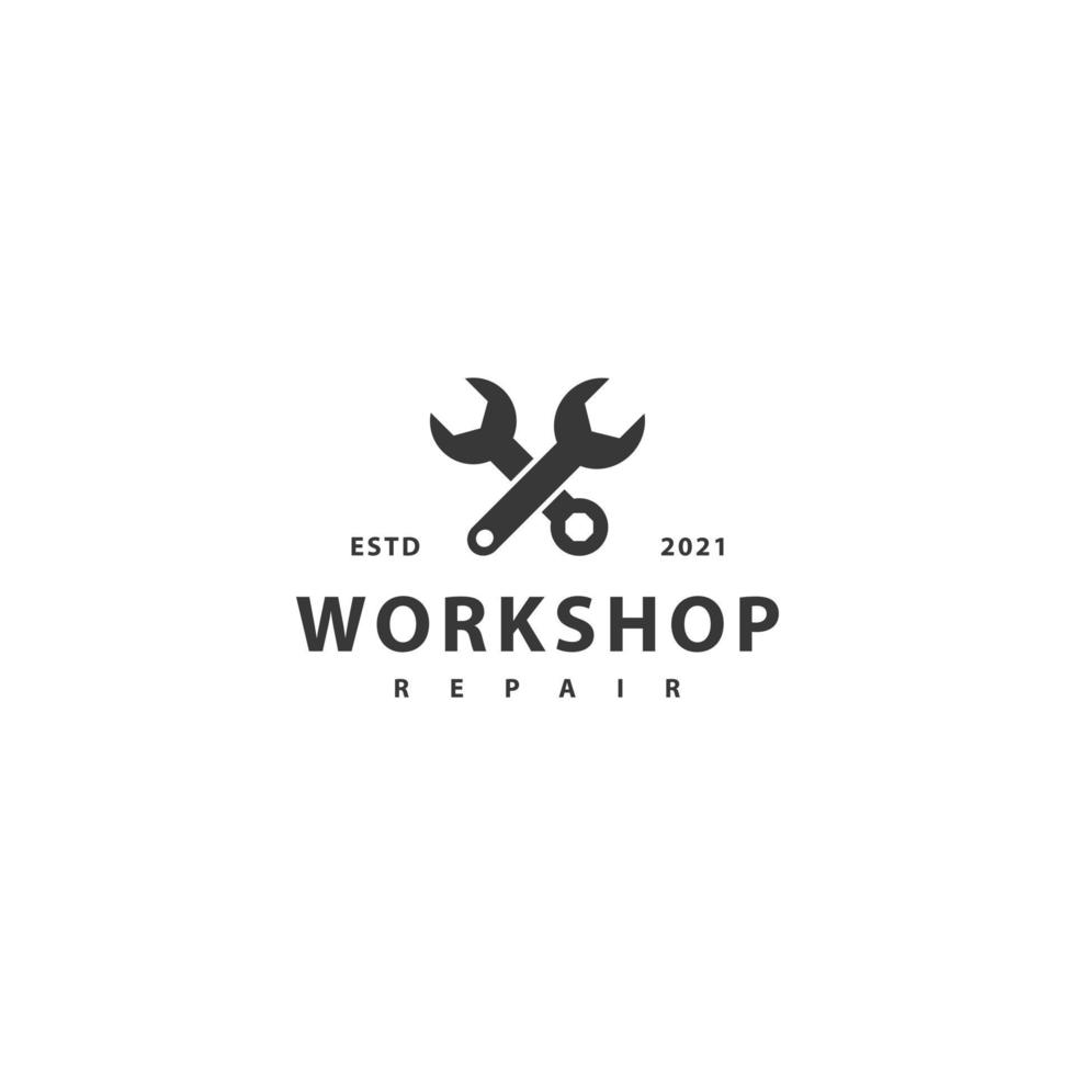 Workshop icon sign symbol hipster vintage logo design vector