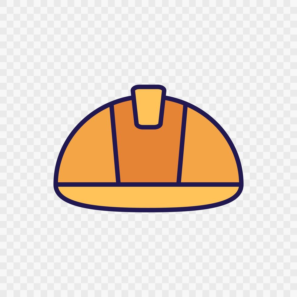 casco icono signo símbolo logotipo vector