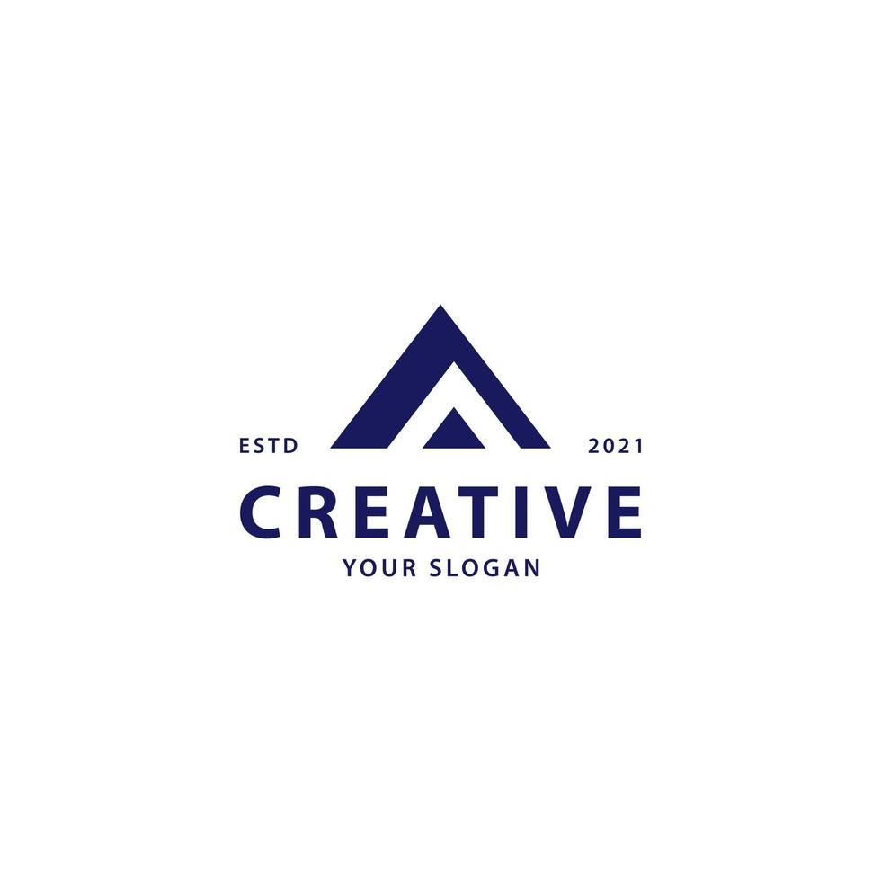 Letter A icon sign symbol hipster vintage logo design vector