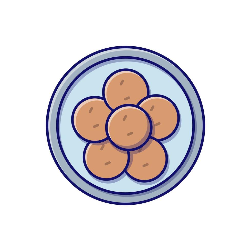 falafel icono signo símbolo logotipo vector