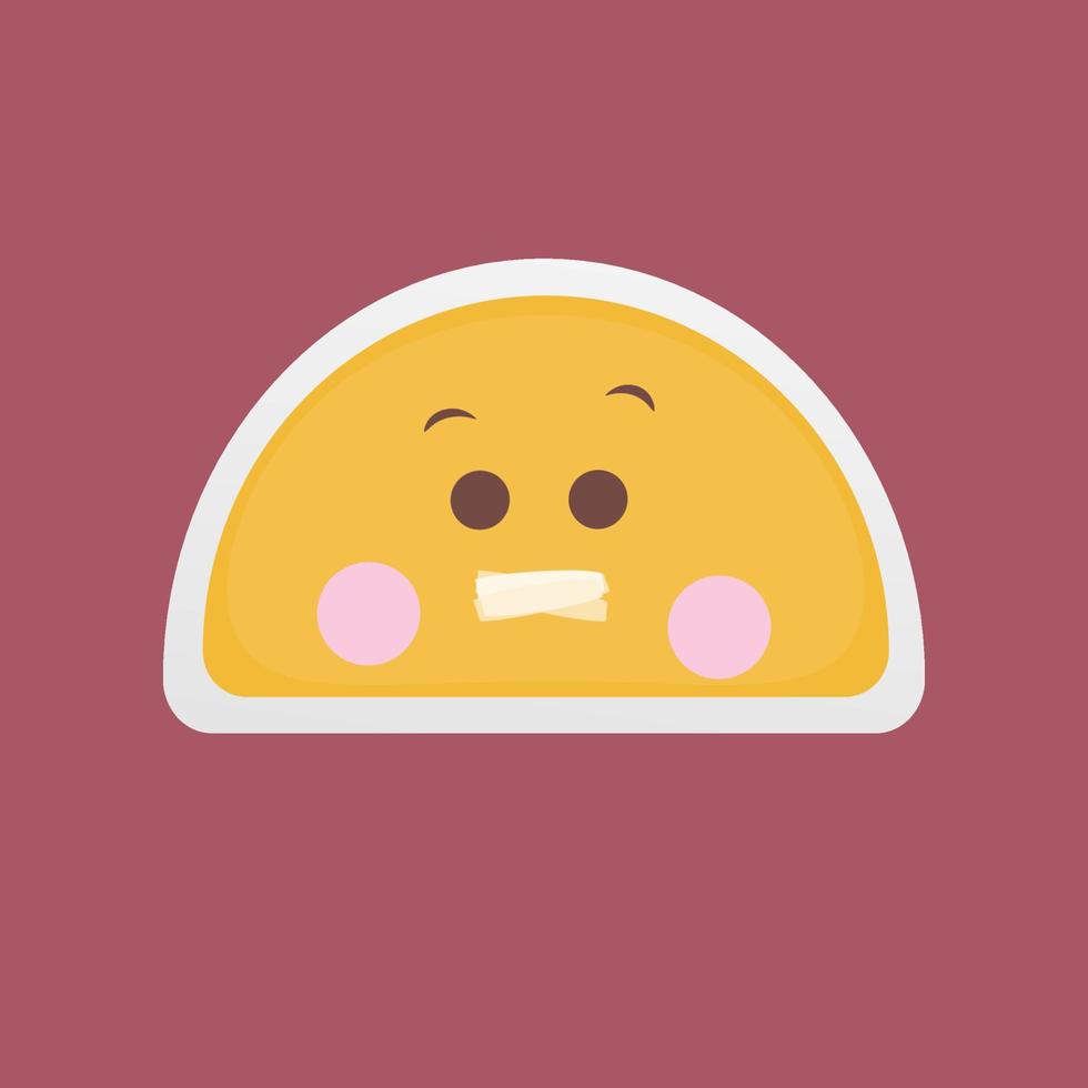 Realistic emoji icon vector