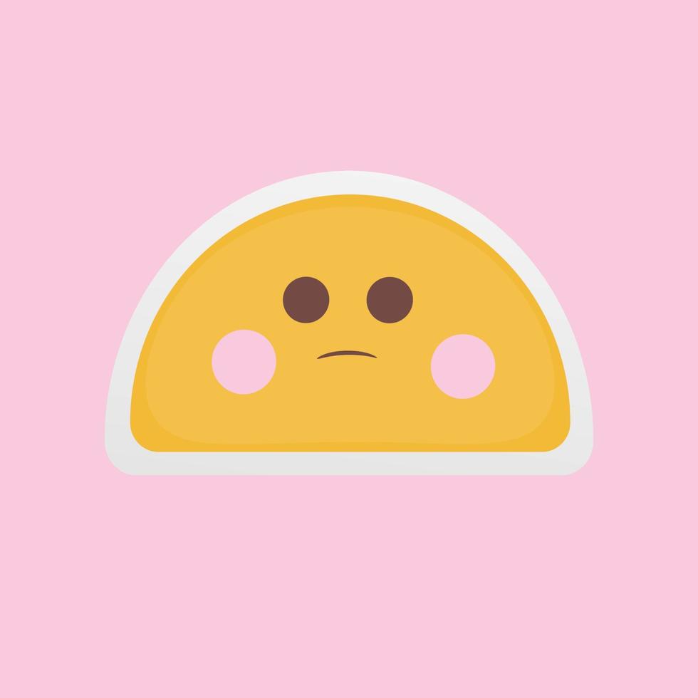 Hand drawn emoji vector