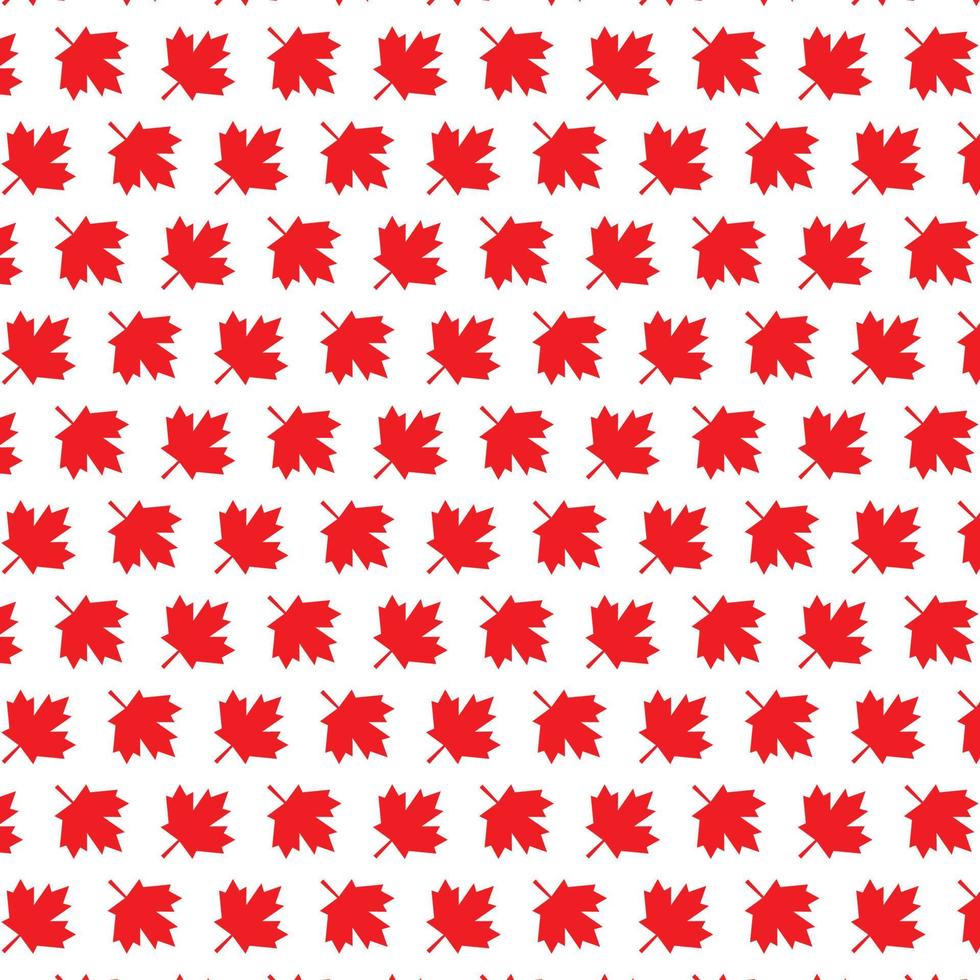 Maple Leaf Pattern Design, Canada Day vector