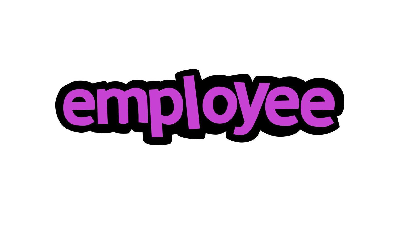 EMPLOYEE lettering vector design
