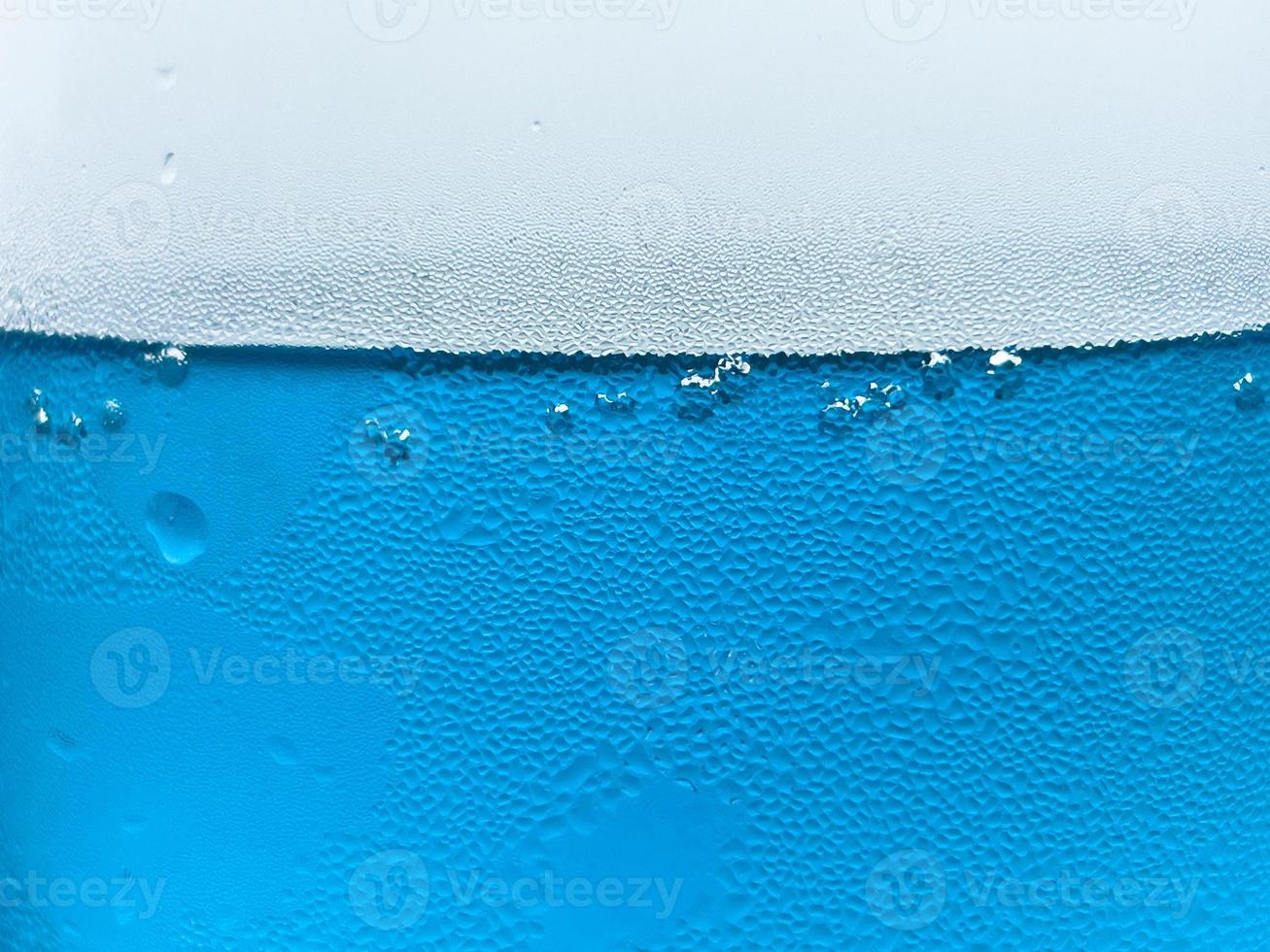 abstract Background of White and Blue Color with Condensation of Air photo