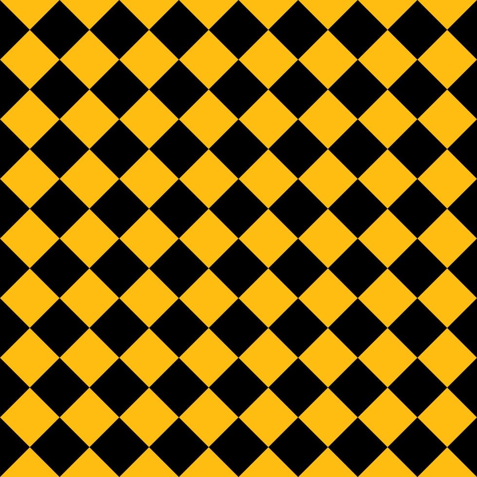 Yellow and black color of geometric pattern background. vector