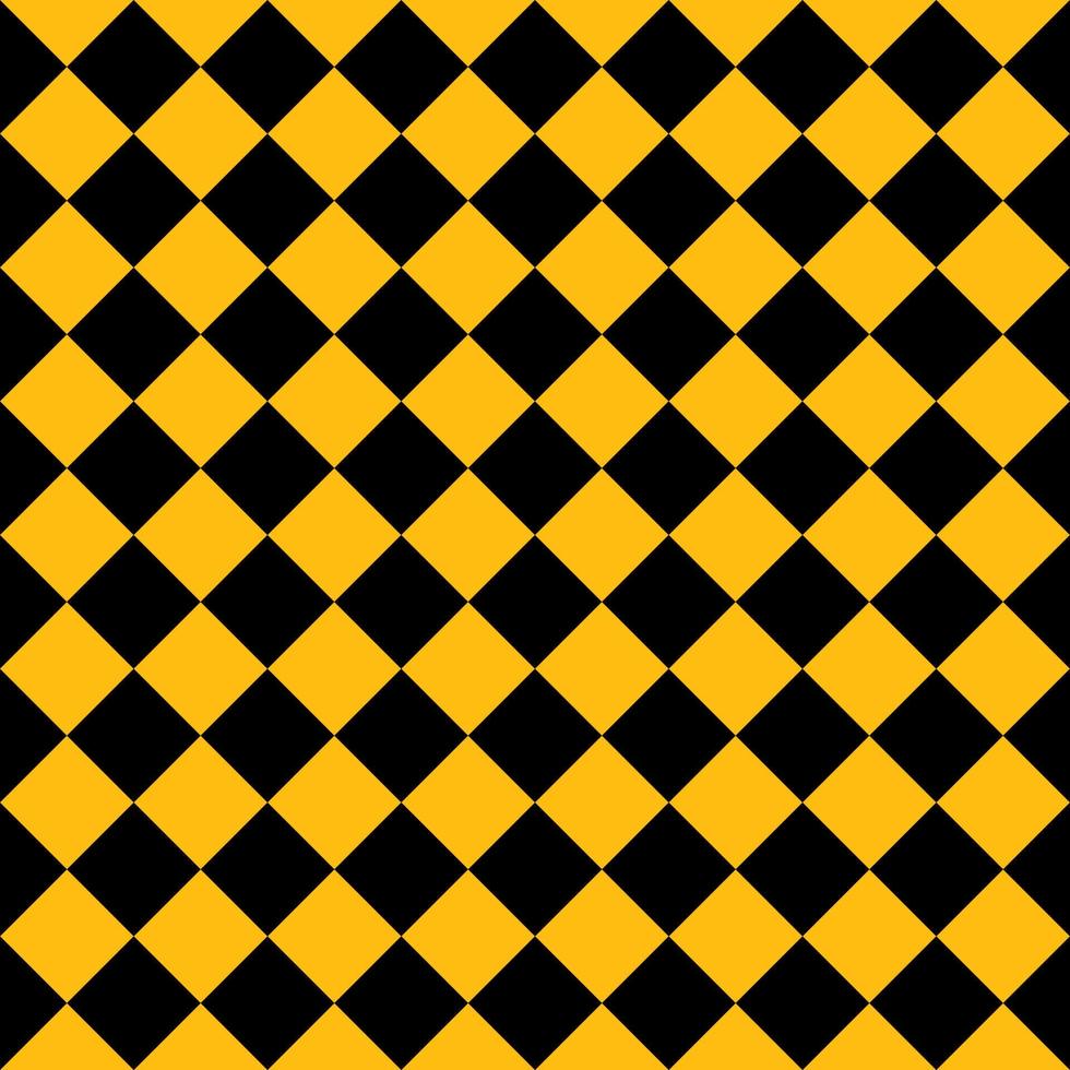 Yellow and black color of geometric pattern background. vector